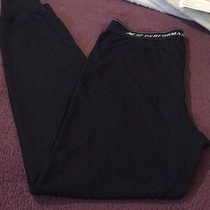 Men’s AE 77 Performance Black American Eagle Outfitters Long Underwear Pants